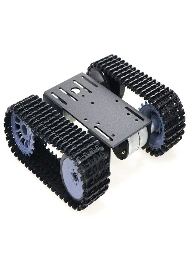 SmaringRobot Professional Smart Robot Tank Car Chassis for School Eduactional Science Kits, DIY RC Tracked Robotic Obstacle Avoidance Platform Crawler Model with 2pcs Plastic Caterpillars, Remote Control STEAM - Image 1